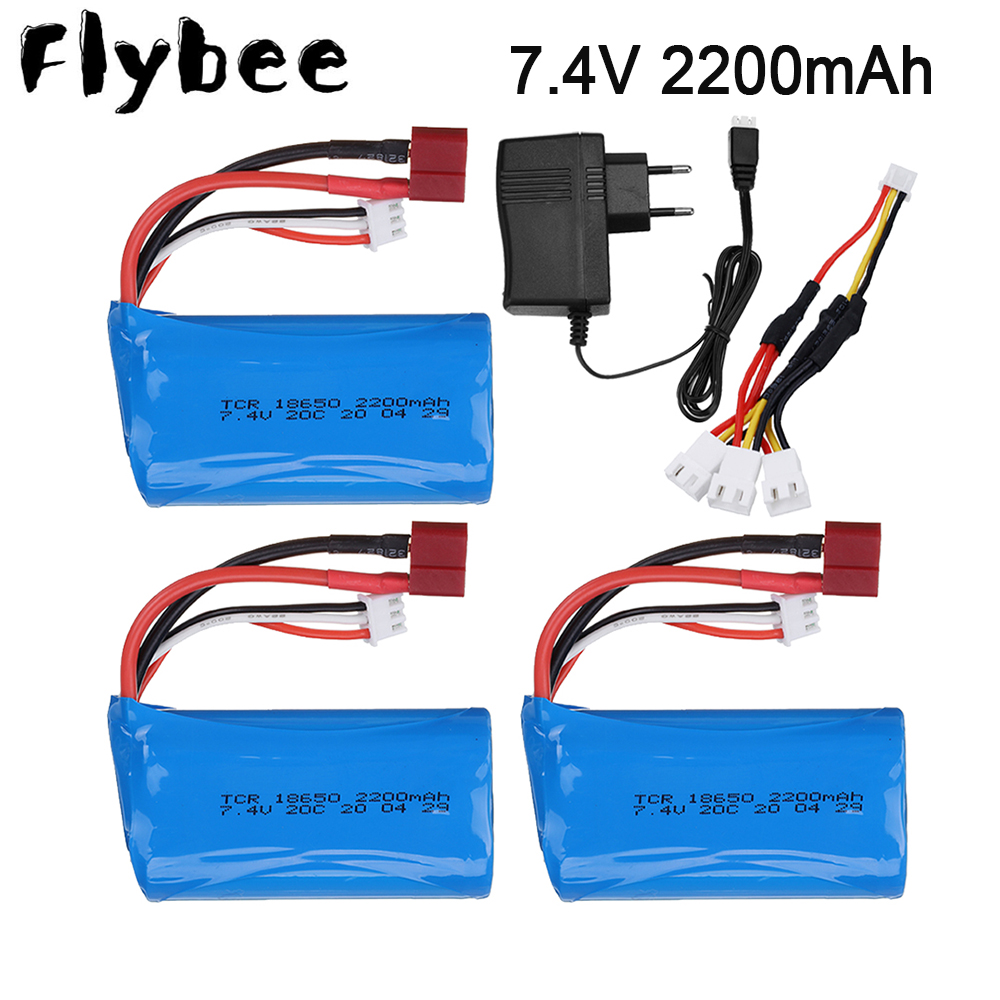 Rc And Hobby - 7.4 V 2200Mah 18650 Lipo Batery