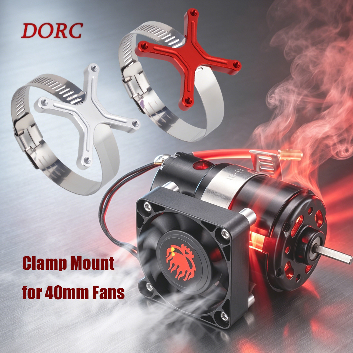 Rc Hobby Wing - Universele Verstelbare Fan Mount 30-49mm Breed