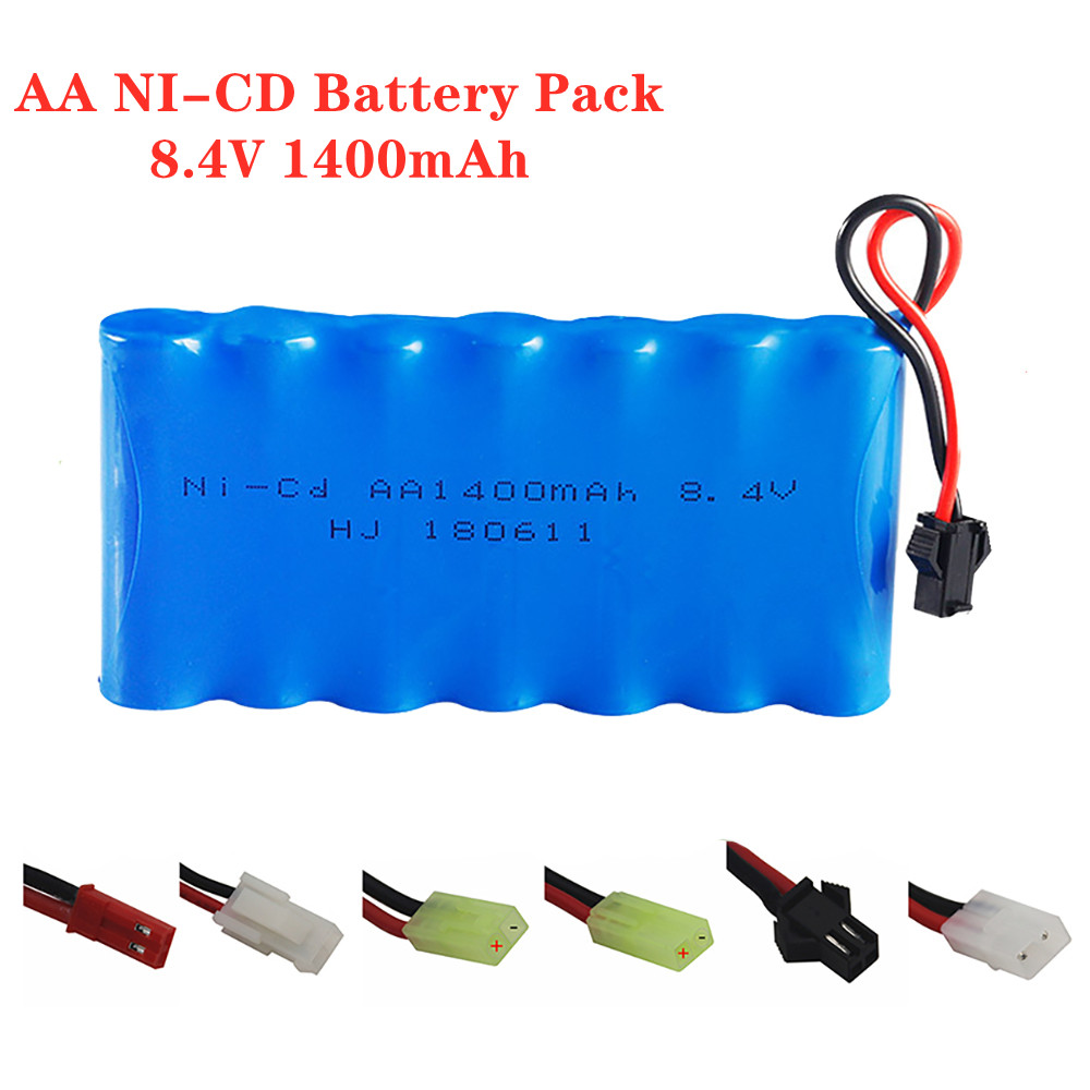 Rc Hobby Vehicles - 8.4V 1400Mah Ni-Cd Oplaadbare Batterij Pack