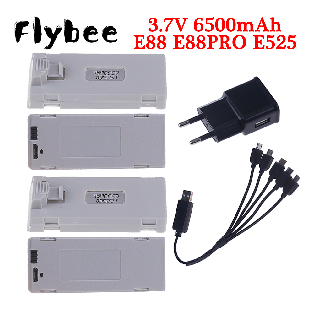 Rc Hobby Vehicles - Originele E88 Batterij 3.7V 6500Mah Lipo