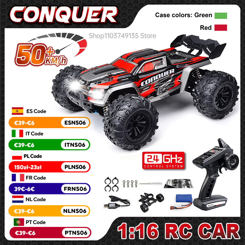 Rc Hobby Grade Cars - WLtoys 1:16 schaal grote RC auto