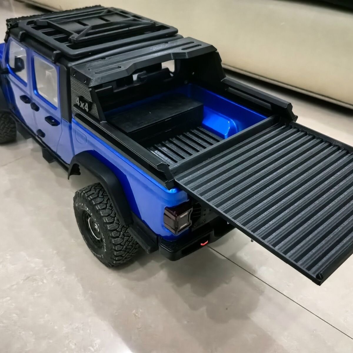 Rc Hobby Crawler - RC intrekbaar achterbed voor RLAARLO JK07