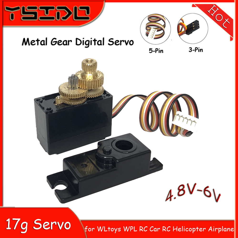 Servo Metal Gear - 17g Metal Gear Digitale Core Servo