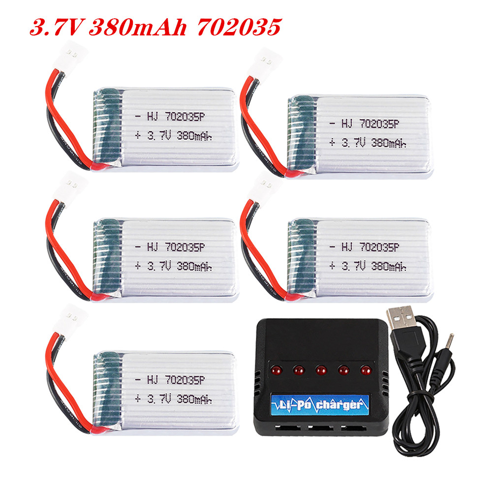 Rc And Hobby - 3.7V 380Mah 702035 Lipo Batterij Oplaadbare
