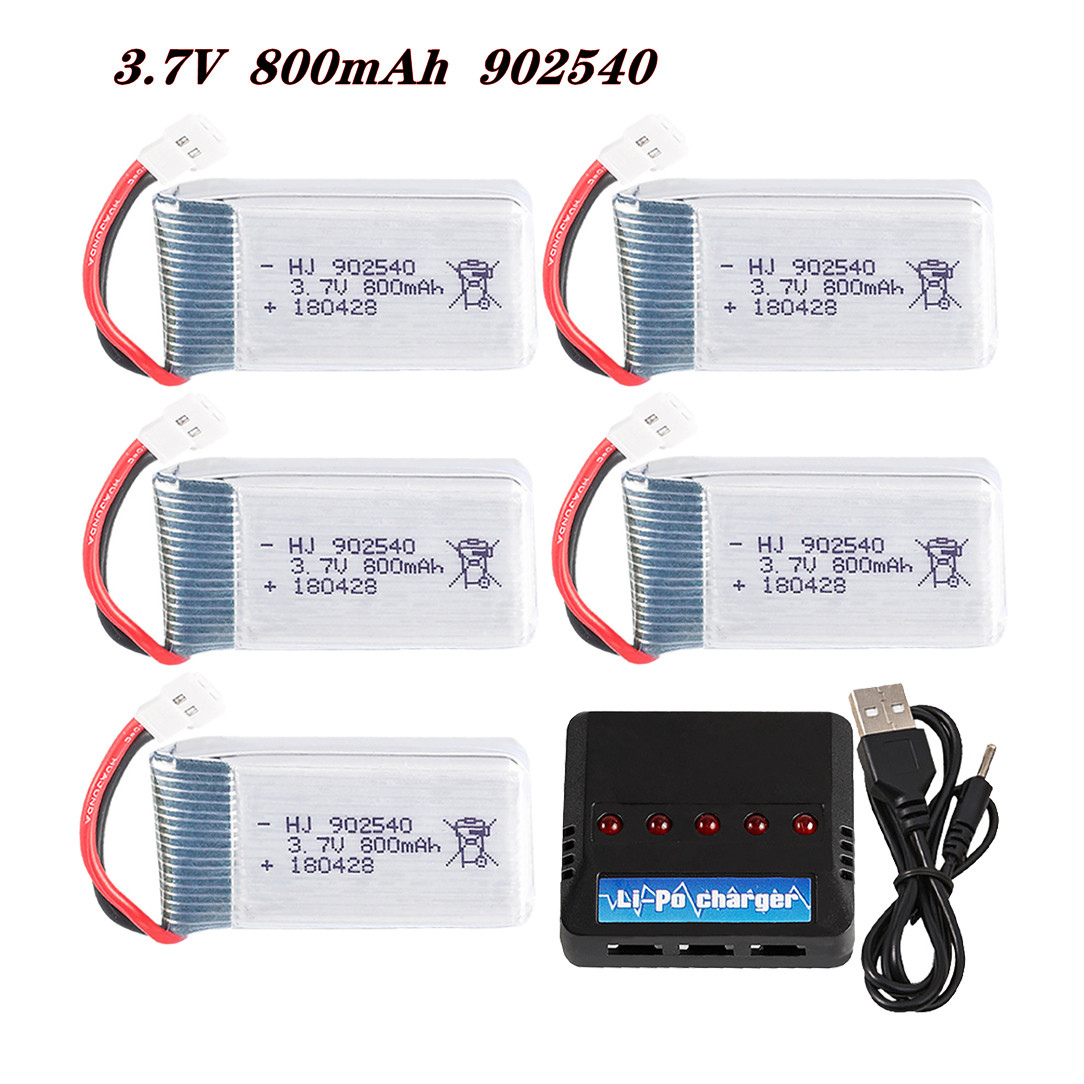 Rc Hobby Vehicles - 3.7V 800mAh 902540 25C Lipo Batterij