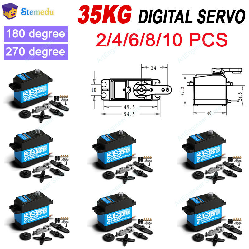 Servo Metal Gear - DS3235 PRO 35kg High-Torque Digitale Servo