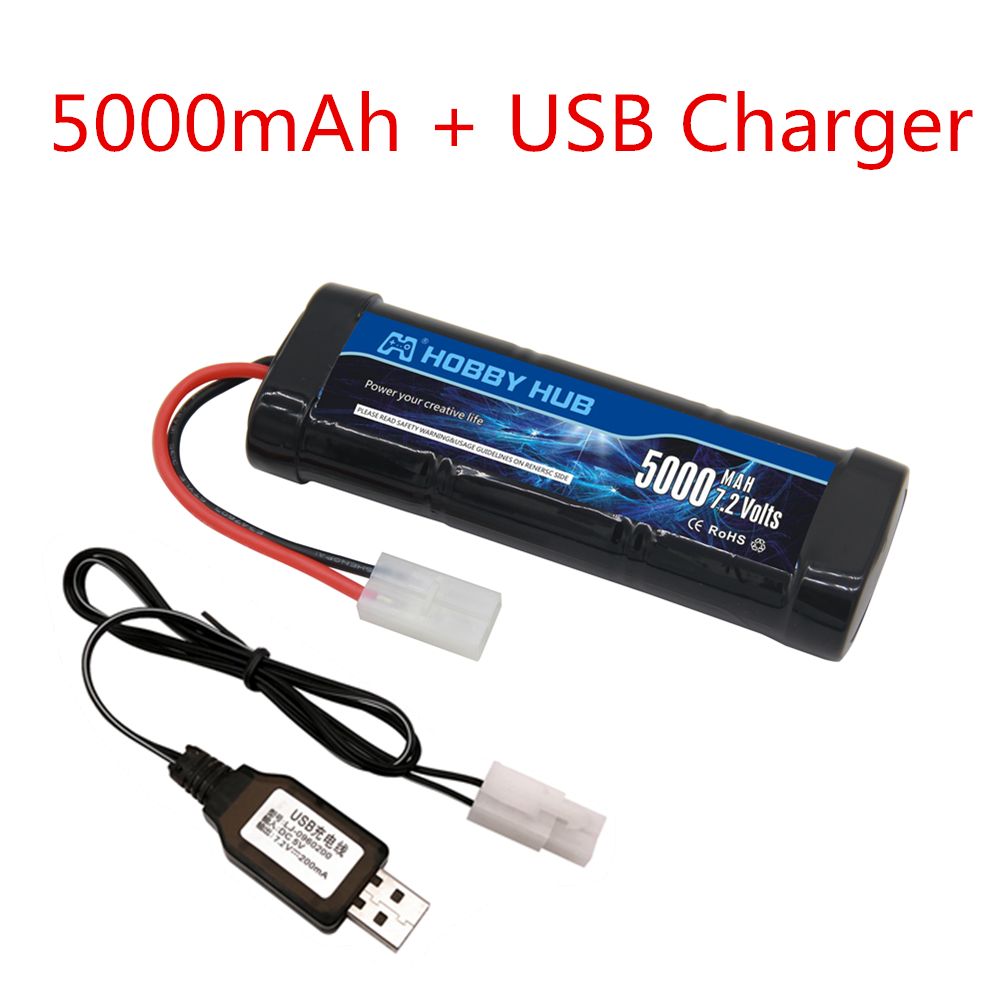 7.2V 5000mAh Ni-Mh-batterij me - Rc And Hobby recensie en prijs