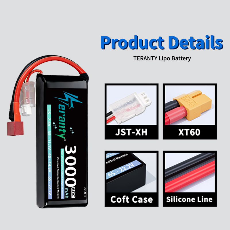 TERANTY 2S 3000mAh Lipo Batter - Rc Hobby Vehicles recensie en prijs