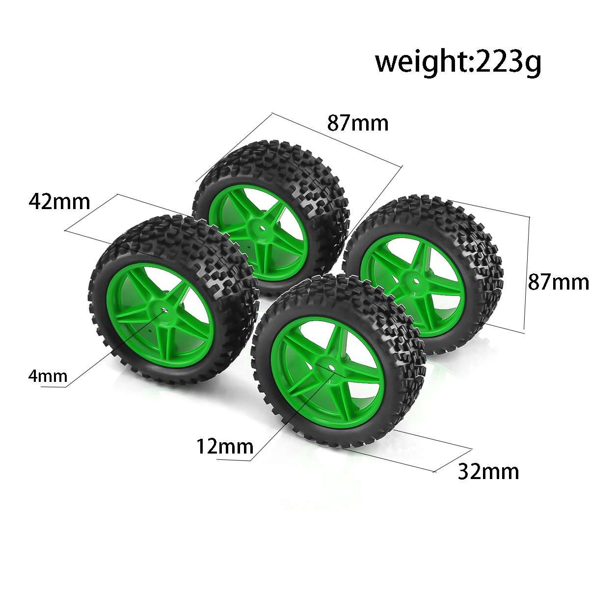 1/10 RC Off-Road Banden en Vel - Rc Hobby Crawler recensie en prijs