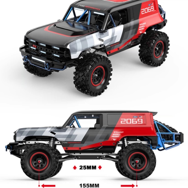 1/18 Schaal 4WD Borstelloze RC - Rc Hobby Grade Cars recensie en prijs