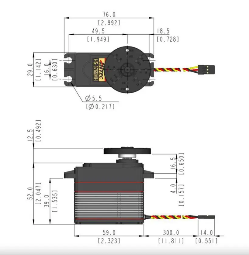 HS-5765MH Hoogspannings progra - Servo Metal Gear recensie en prijs