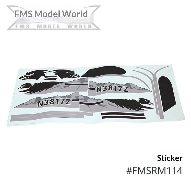 FMS RC Vliegtuig Decals Voor 1 - Rc And Hobby recensie en prijs
