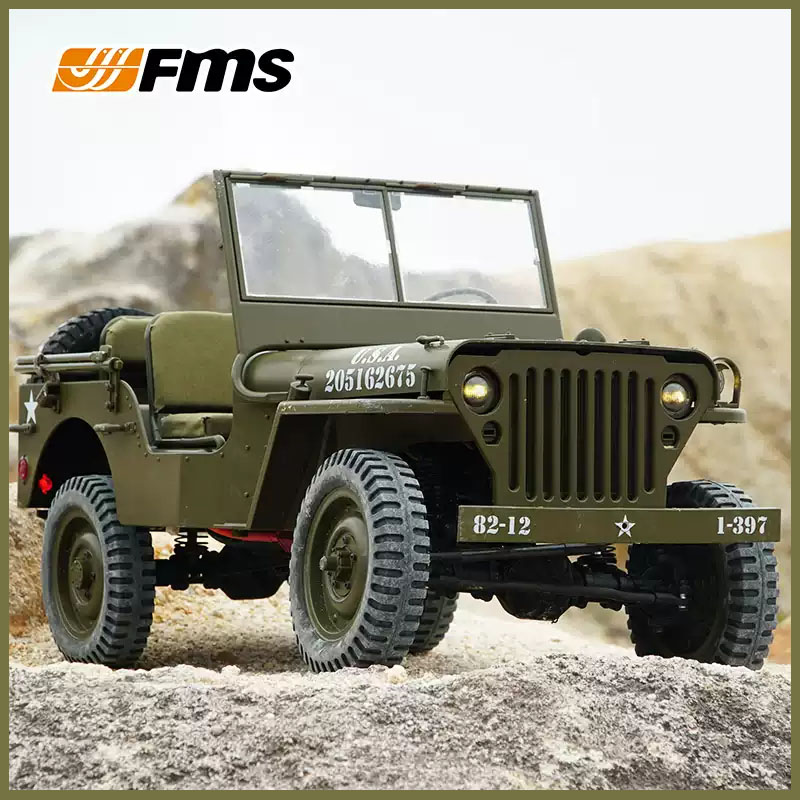 FMS 1/6 Climber 1941 Willys MB - Rc Hobby Zone recensie en prijs