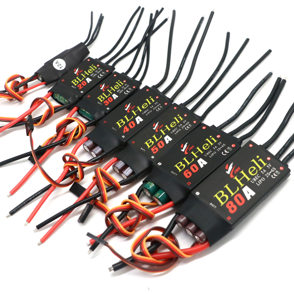 BLHeli Borstelloze ESC 80A 12A - Rc Hobby Wing recensie en prijs