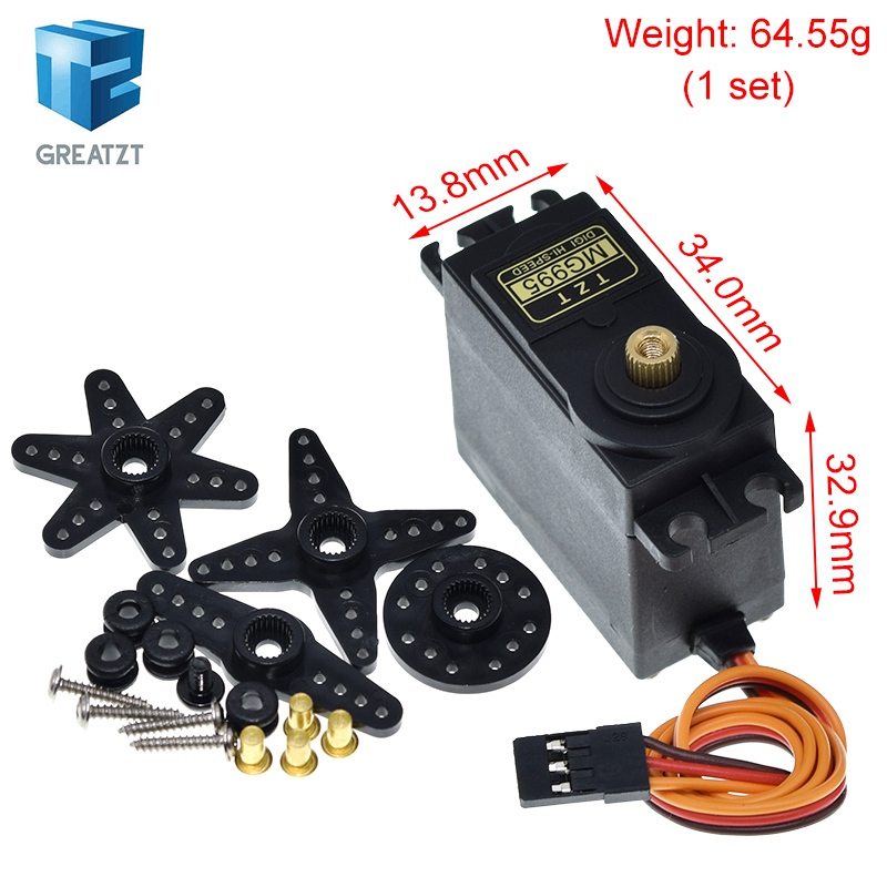 GREATZT MG995 55g servo's Digi - Servo Metal Gear recensie en prijs